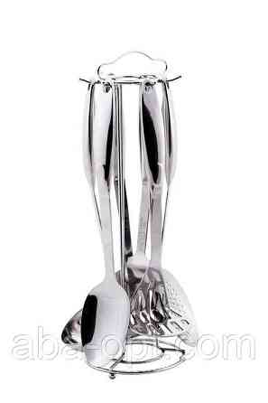 Набір кухонного приладдя з нержавіючою ручкою ( 7 шт) Одеса