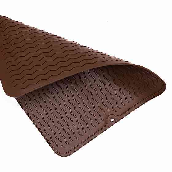 Yiwu Кухонний силіконовий килимок з протиковзкою поверхнею 40×30 см Коричневий HP-42-9BR Коломия