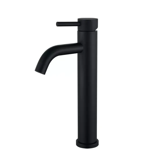 Смеситель для умывальника высокий WEZER EKO11C-01-BLACK черный Киев - изображение 1