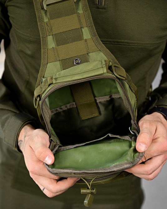 Тактична сумка нагрудна laser oliva ПП4627 Одеса - фото 3