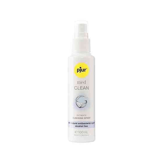 Очищающий спрей pjur med CLEAN 100 мл для нежной кожи и игрушек, антибактериальный Sex Aura Киев