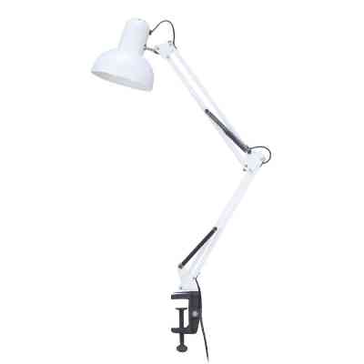 Настольная лампа Євросвітло Ridy-027 E27 зі струбциною біла Винница