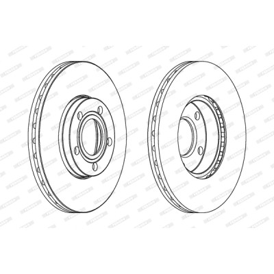 Гальмівний диск FERODO DDF1014 Вінниця - фото 1