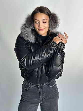 Наушники меховые женские из блюфроста Серый Харьков