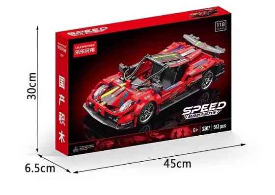 Конструктор Lele Brother Ferrari 488 GTE, 513 деталей совместимый с lego лего Киев