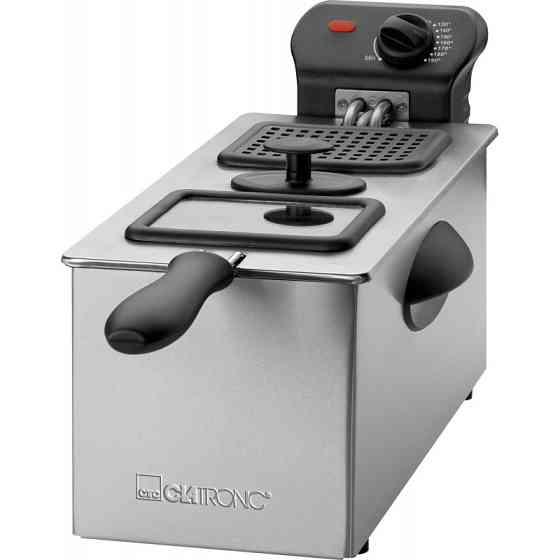 Фритюрниця масляна 3 літри Clatronic (3587) Потужність 2000 Вт Нововолинськ