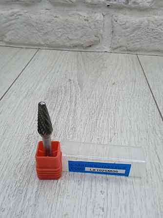 Борфреза твердосплавна LX конус з напівсферою 10×22×6 мм — шарошка по металу для дриля та гравера Харків