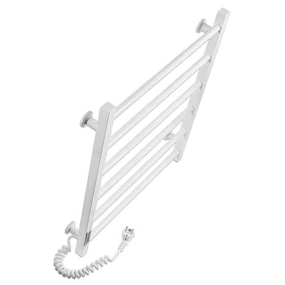 Електричний полотенцесушитель Laris Зебра Альфа ЧК6 500Х600 Е білий, ліве підключення Київ