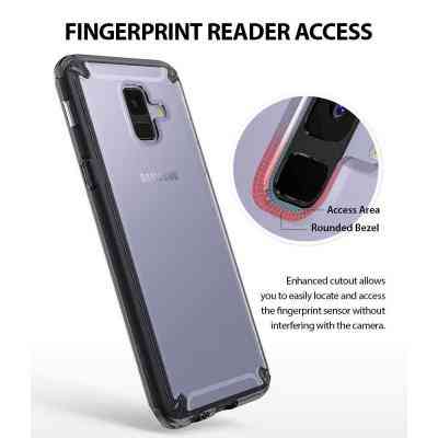 Чохол до мобільного телефона Ringke Fusion Samsung Galaxy A6 Smoke Black (RCS4438) Вінниця