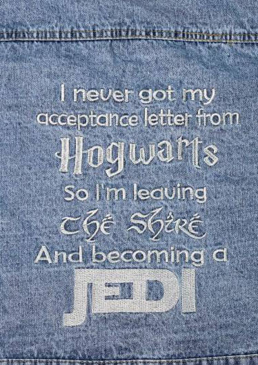 Джинсовая куртка женская оверсайз с вышивкой р 42-46 Харьков - изображение 6