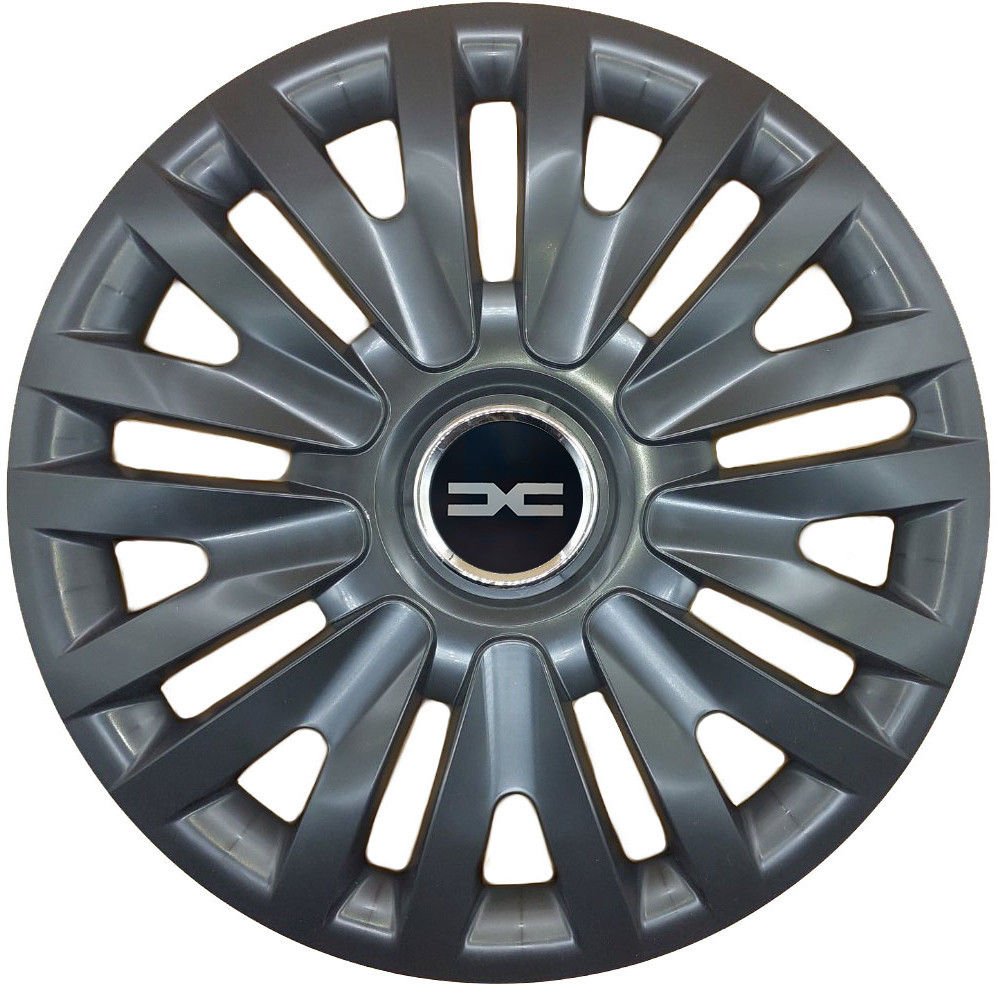 Автомобільні модельні ковпаки R15 SJS Dacia NEW 313 4шт, чорні Київ - фото 1