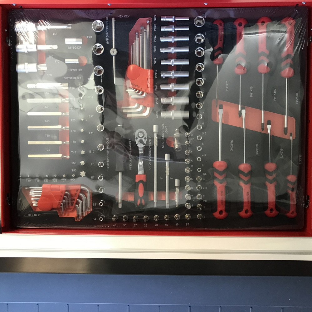 Візок з інструментом 7 секцій, 240 од. TORIN TBR5807A-X Одеса - фото 6