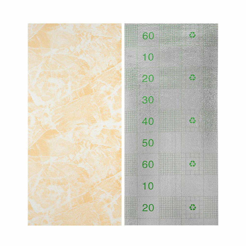 Самоклеющиеся обои 2800х450х1.5мм Бежевый мрамор SW-00000726 Днепр - изображение 3