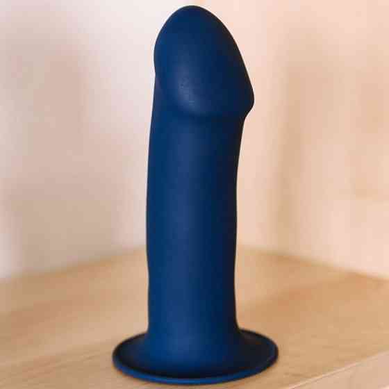 Фаллоимитатор термореактивный Adrien Lastic Hitsens 1 на присоске, синий Sex Aura Киев
