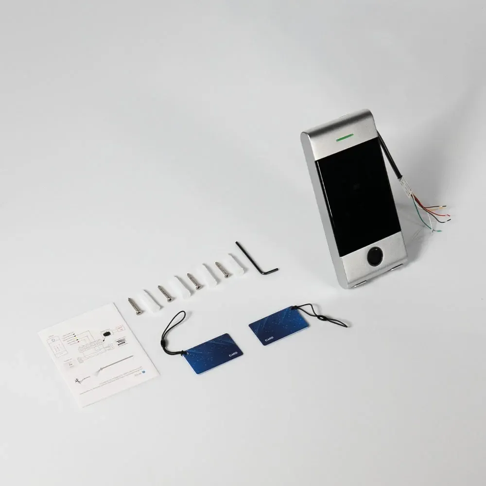 Клавіатура з Bluetooth, з контролером, зчитувачем відбитків пальців та карт Mifare Trinix TRK-1206BTFW Silver (71-00073) Киев - изображение 8