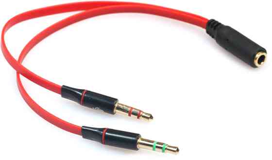 Перехідник Audio Jack TRRS F -> 2xM (Audio+MIC) Вінниця