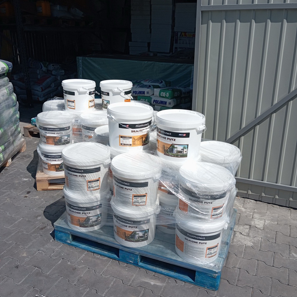 Штукатурка декоративна силіконова "баранець"  DDT ProfProtect Silicone putz (зерно 1,5 мм) 25 кг Киев - изображение 3