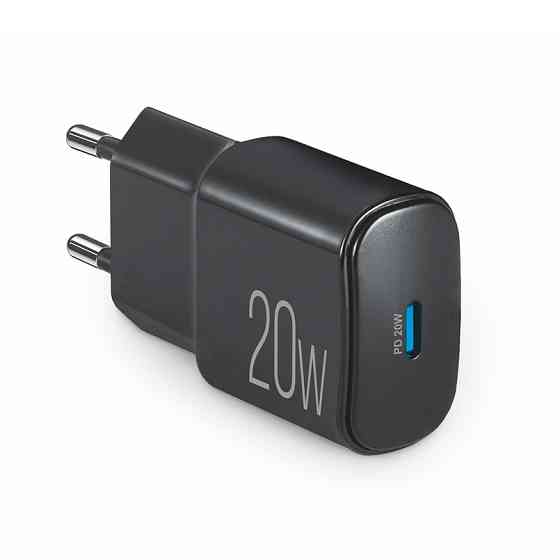 Сетевое зарядное устройство Brevia ePower PD20W USB-C черный Львов