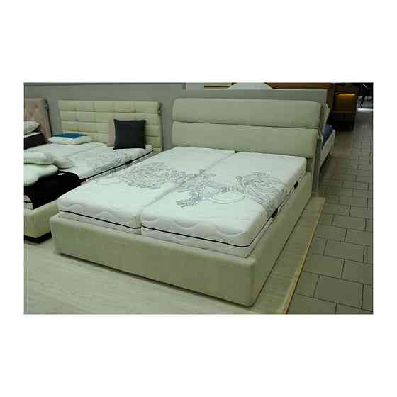 Кровать AtriaDesign Omega 30 Comfort с нишей для белья 180x190 светло-серый Киев