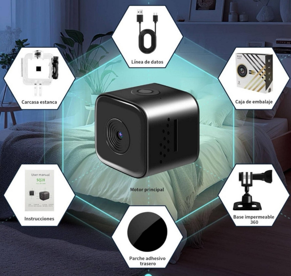 Мини экшн камера sq28 ultra hd 1080p с магнитным креплением. Киев - изображение 6