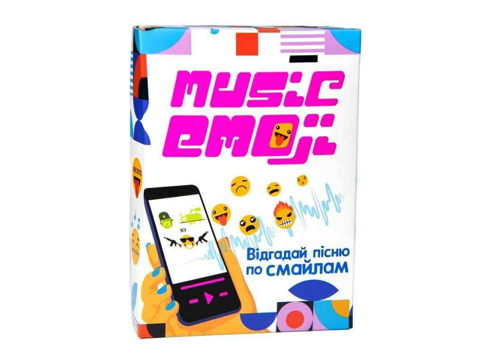 Настільна гра Music Emoji розважальна (укр) 30249 ТМ STRATEG   Solmir Київ - фото 1