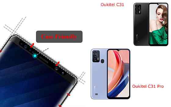 Захисне скло HyperGlass Pro для Oukitel C31, Oukitel C31 Pro – максимальна чутливість та захист Київ