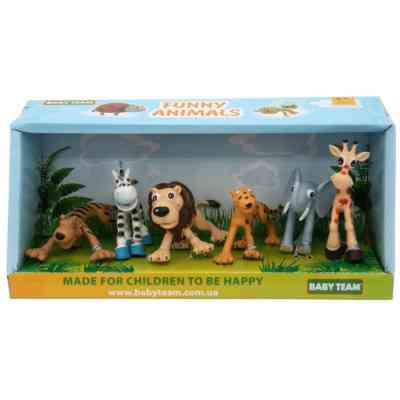 Фигурка Baby Team набор Сафари 6 шт (8830) Винница