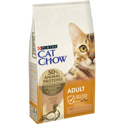 Сухой корм для кошек Purina Cat Chow Adult с уткой 15 кг (7613035394889) Винница - изображение 6