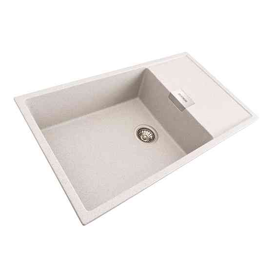 PLATINUM Гранітна мийка для кухні Platinum 8650 DIAMOND матова (топаз) Коломыя