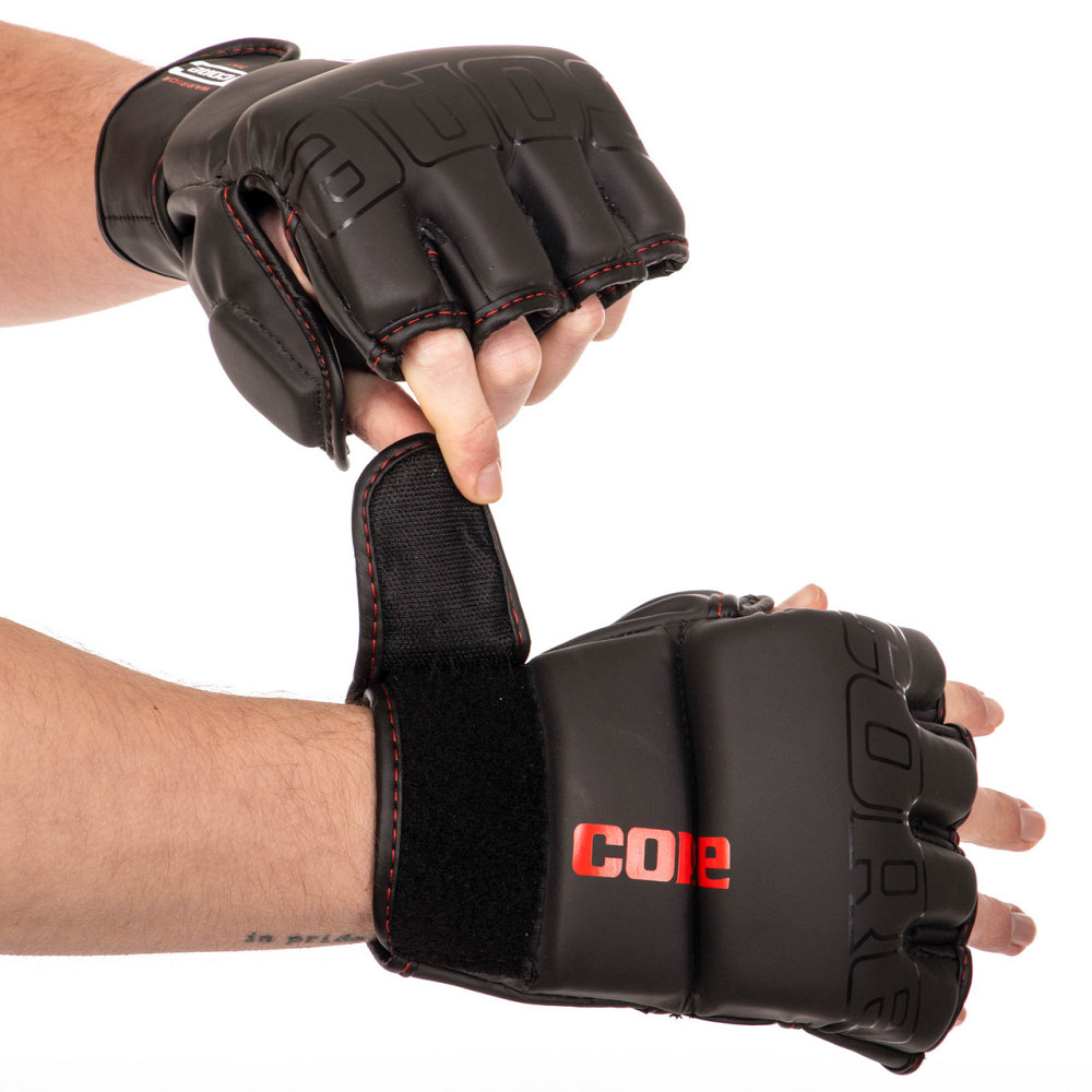 Рукавички для змішаних єдиноборств MMA CORE VL-8536 розмір S-XL Рукавички для боксу та єдиноборств Київ - фото 1