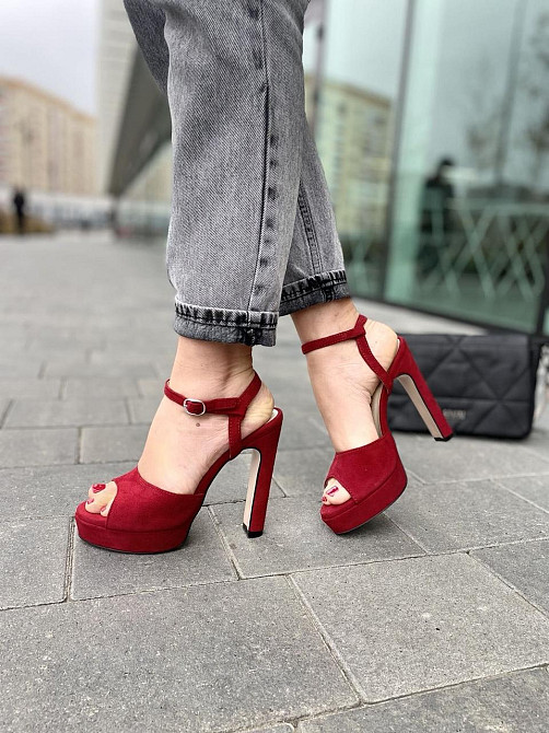 Nivelle Босоніжки жіночі NIVELLE 1825/9510-12004 червоні (літо, замша натуральна) (3718) лише 3 Коломия - фото 1