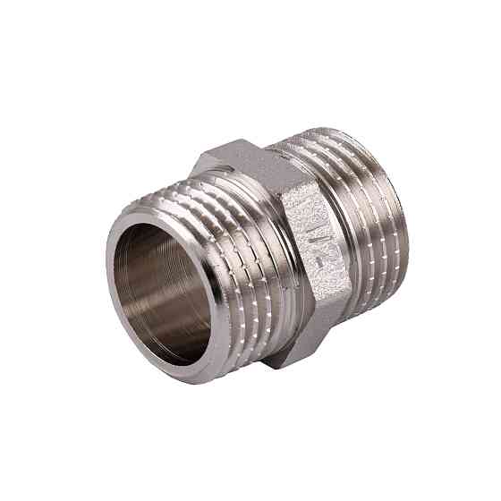 Ніпель 1/2″ЗЗ нікельований під прокладку NN332G OPTIMUM Тернопіль
