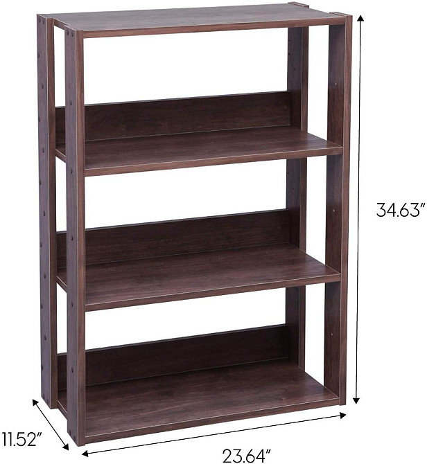 Книжковий стелаж "Сервантес 58" капучино Миколаїв - фото 5