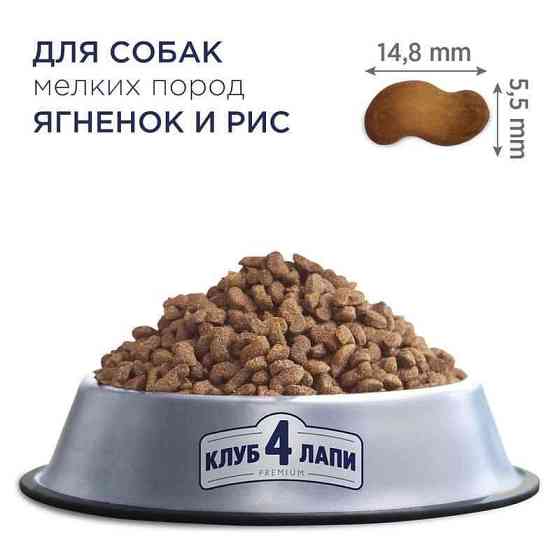 Club 4 Paws (Полуб 4 Лапи) Premium Adult Small Breed Lamb сухий корм з ягням для собак малих порід 14 кг Запоріжжя