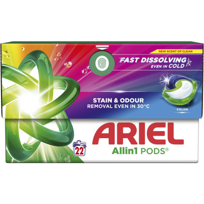 Капсулы для стирки Ariel Pods All-in-1 Color Для цветного 22 шт. (8700216765336) Винница - изображение 1