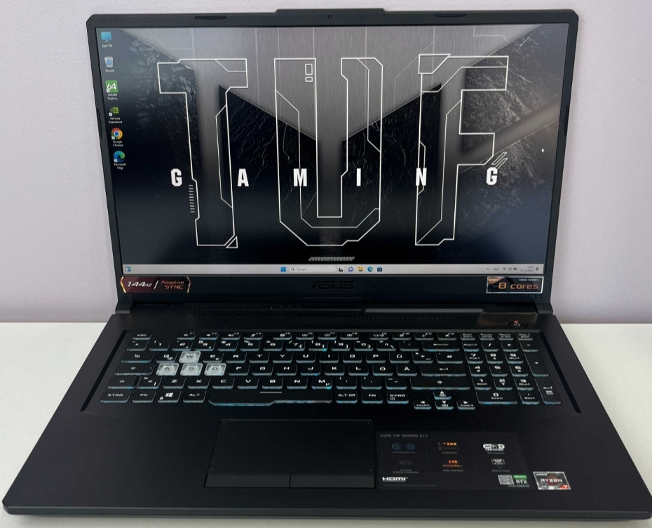 ASUS TUF A17 Ryzen 7 5800H RTX 3060 6Gb 512Gb RAM 16GB. Ноутбук Київ - фото 1