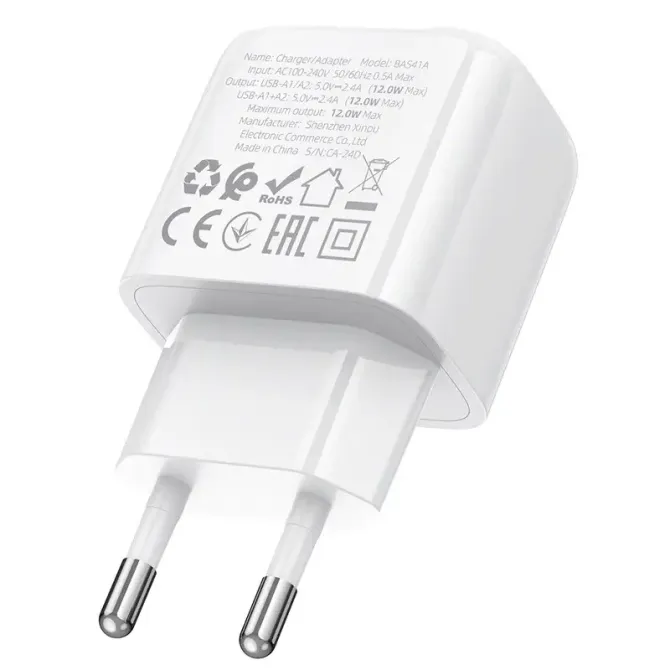 Зарядное устройство 220В QC3.0 Borofone Potential BAS41A Быстрая зарядка для портативной техники Киев - изображение 7