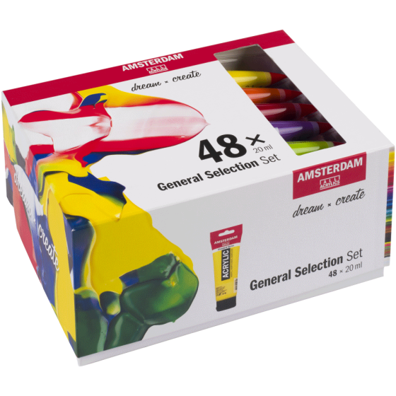 Набір акрилових фарб AMSTERDAM GENERAL SELECTION 48х20мл Royal Talens Київ