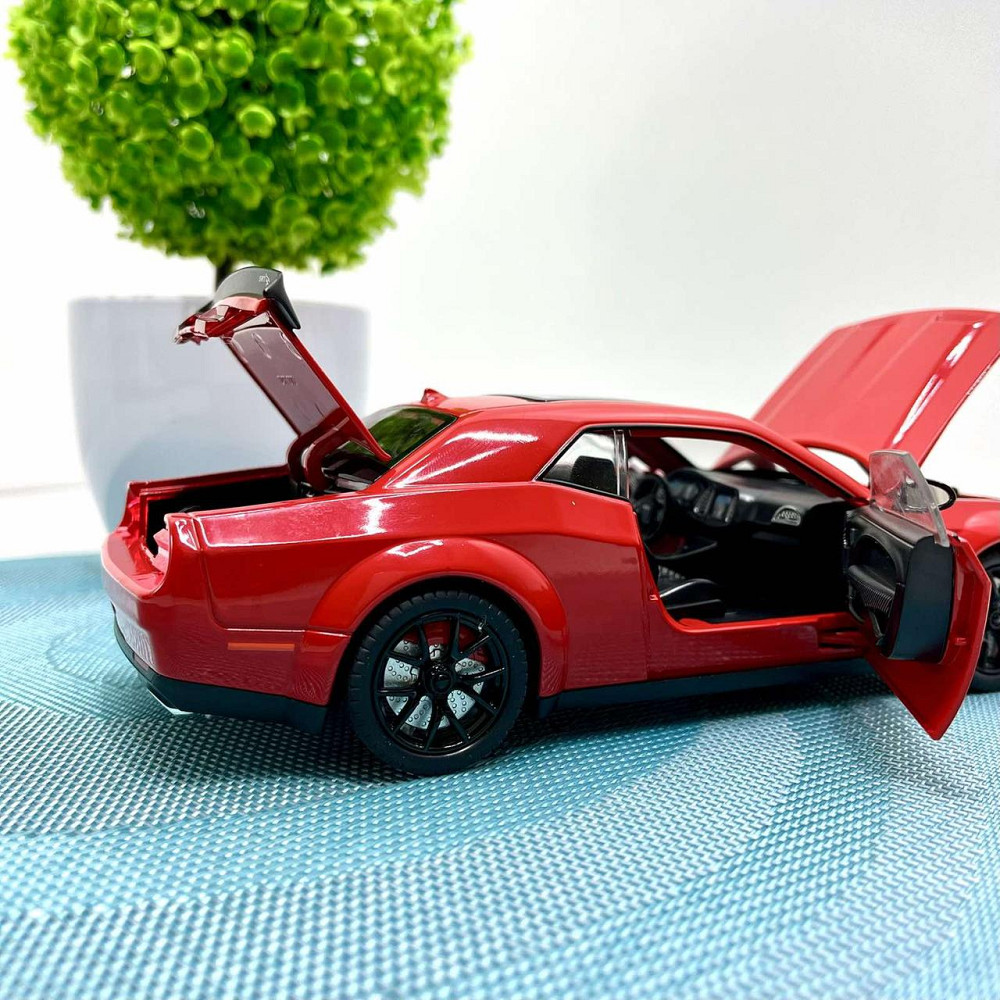 Машинка металева Авто Експерт Chevrolet Camaro 1:24 відчиняються двері капот багажник світло/звук Червона (GT-12099) Чернігів - фото 7