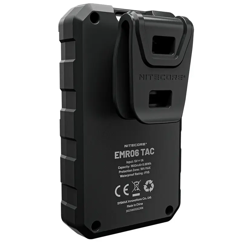Фумігатор бездротовий Nitecore EMR06 TAC (USB-C) з пластинами Київ - фото 3