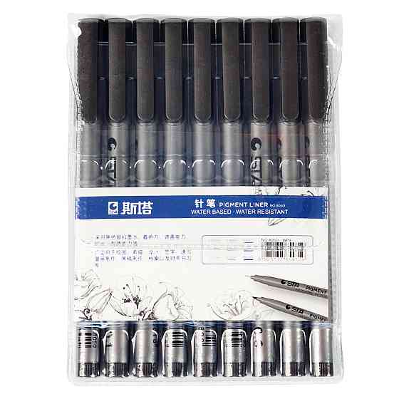 Маркеры двусторонние Touch 40 цветов и набор лайнеров 9 шт для эскизов и скетчей, набор фломастеров Каменец-Подольский