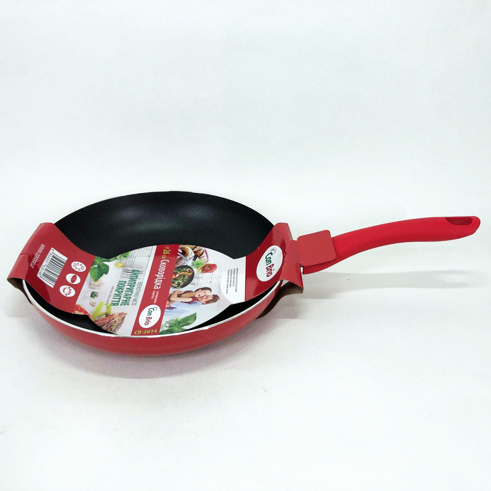 Сковорода алюминиевая углубленная Con, Сковорода с атипригарным покрытием, Сковороду для варки PA-33 Львов - изображение 10