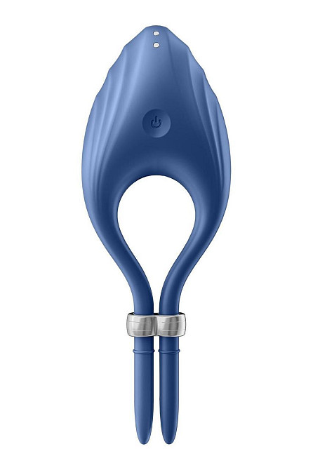Эрекционное виброкольцо лассо Satisfyer Duelist Blue, 10 режимов, мощный мотор Sex Aura Киев - изображение 3