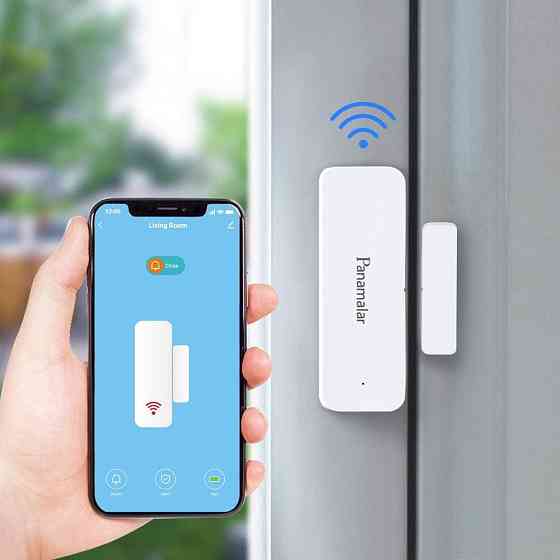 Беспроводной датчик открывания дверей и окон PANAMALAR D06 для умного дома Alexa 2.4G Wi-Fi сенсор,  Киев