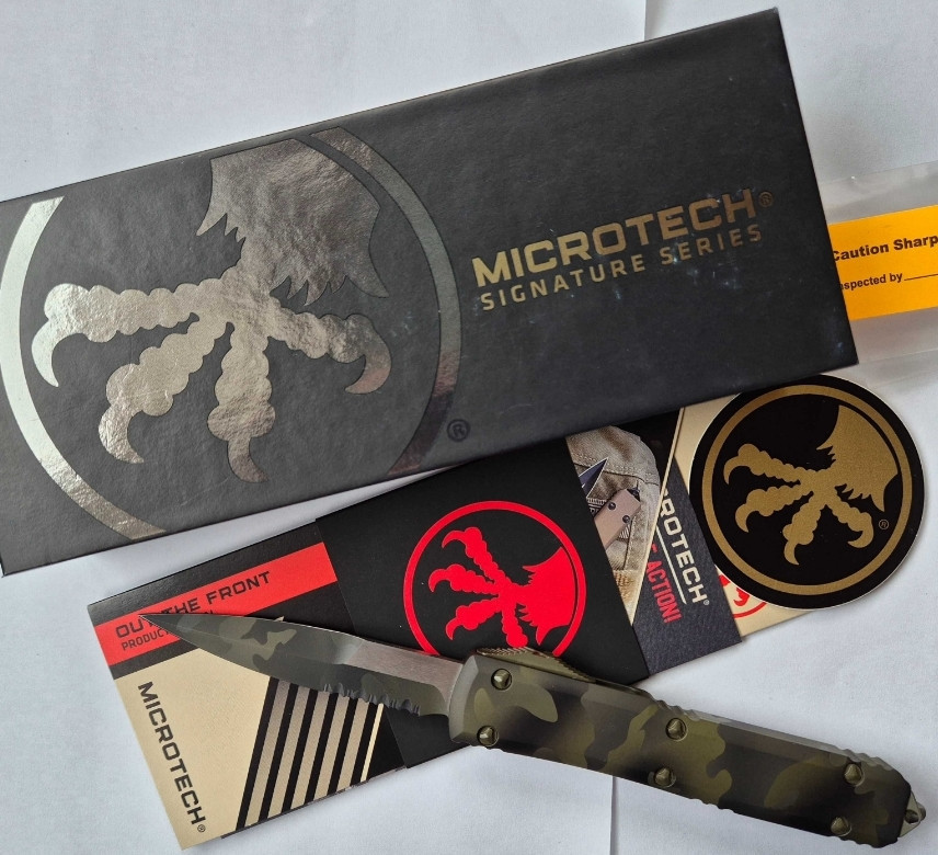 Microtech Ultratech Olive Camo Signature Series. Харьков - изображение 7