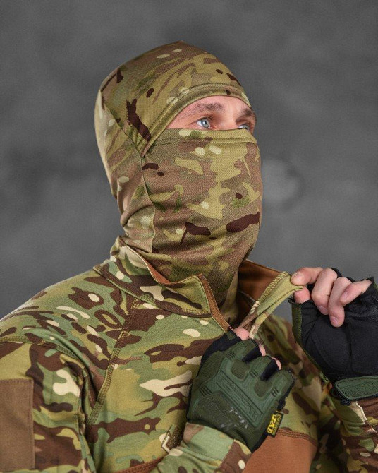 Балаклава мужская тактическая подшлемник  мужская тактическая подшлемник  coolmax мультикам ВТ1065 Одесса - изображение 2