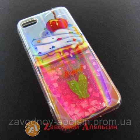 IPhone 7 8 чохол Акваріум Ice Cream плаваючі блискітки Одеса