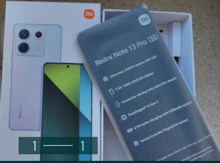 Смартфон Redmi Note 13 Pro 5G 8/256Gb. Blue NFC Global EU Киев - изображение 1