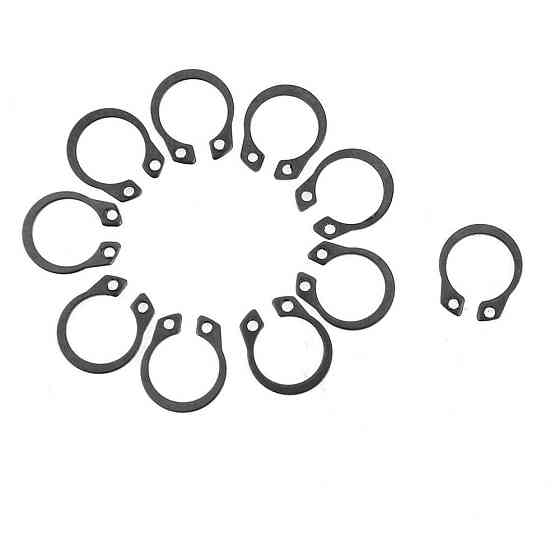 Набір кілець зовнішніх стопорних 300 шт. (3 мм - 32 мм) (18 видів кілець в одному наборі) Мукачево