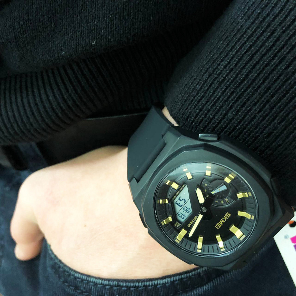 Годинник військовий чоловічий SKMEI 2091BKGDWT, Годинники SN-626 для військовослужбовців Київ - фото 5